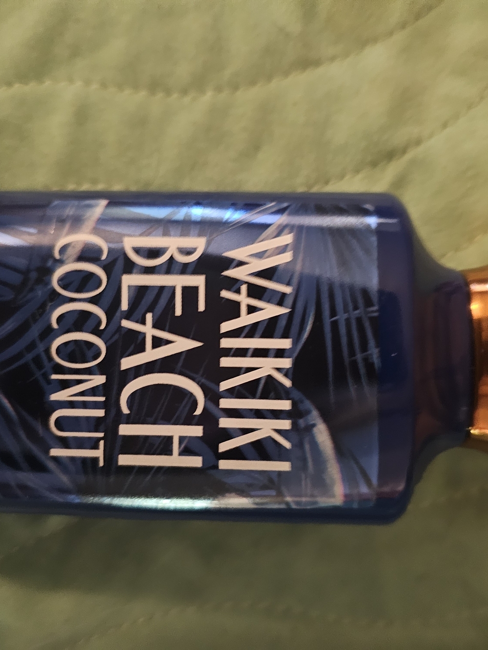 Bath & Body Works Waikiki Beach Coconut Body Lotion - Blue and Gold